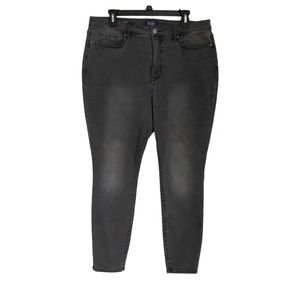 NYDJ Gray Ami Skinny Leggings, Size 14 P